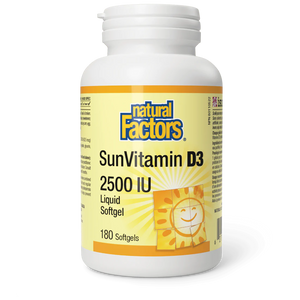 Natural Factors: SunVitamin  D3 2500 IU