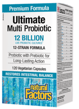 Load image into Gallery viewer, Natural Factors: Ultimate Multi Probiotic 12 Billion Live Probiotic Cultures
