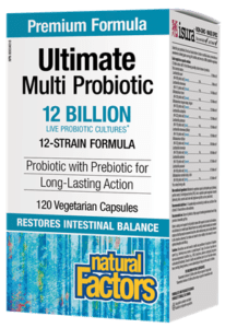 Natural Factors: Ultimate Multi Probiotic 12 Billion Live Probiotic Cultures