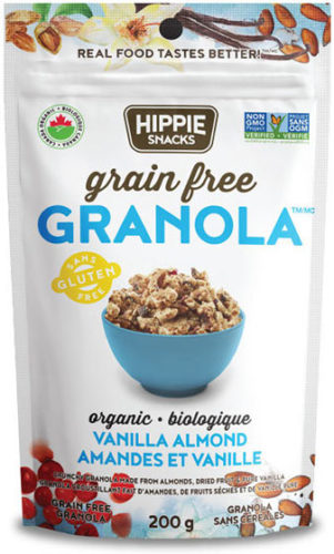 Hippie Snacks: Grain Free Granola Vanilla Almond