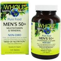 Whole Earth & Sea: Men’s 50+ Multivitamin & Mineral