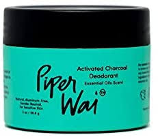 PiperWai: Activated Charcoal Natural Deodorant Stick