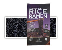Lotus Foods: Forbidden Rice® Ramen with Miso Soup