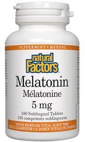 Natural Factors: Melatonin Peppermint Flavour