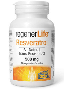 Natural Factors: RegenerLife Resveratrol 500MG