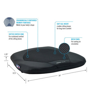 ObusForme: Gel Seat with Memory Foam