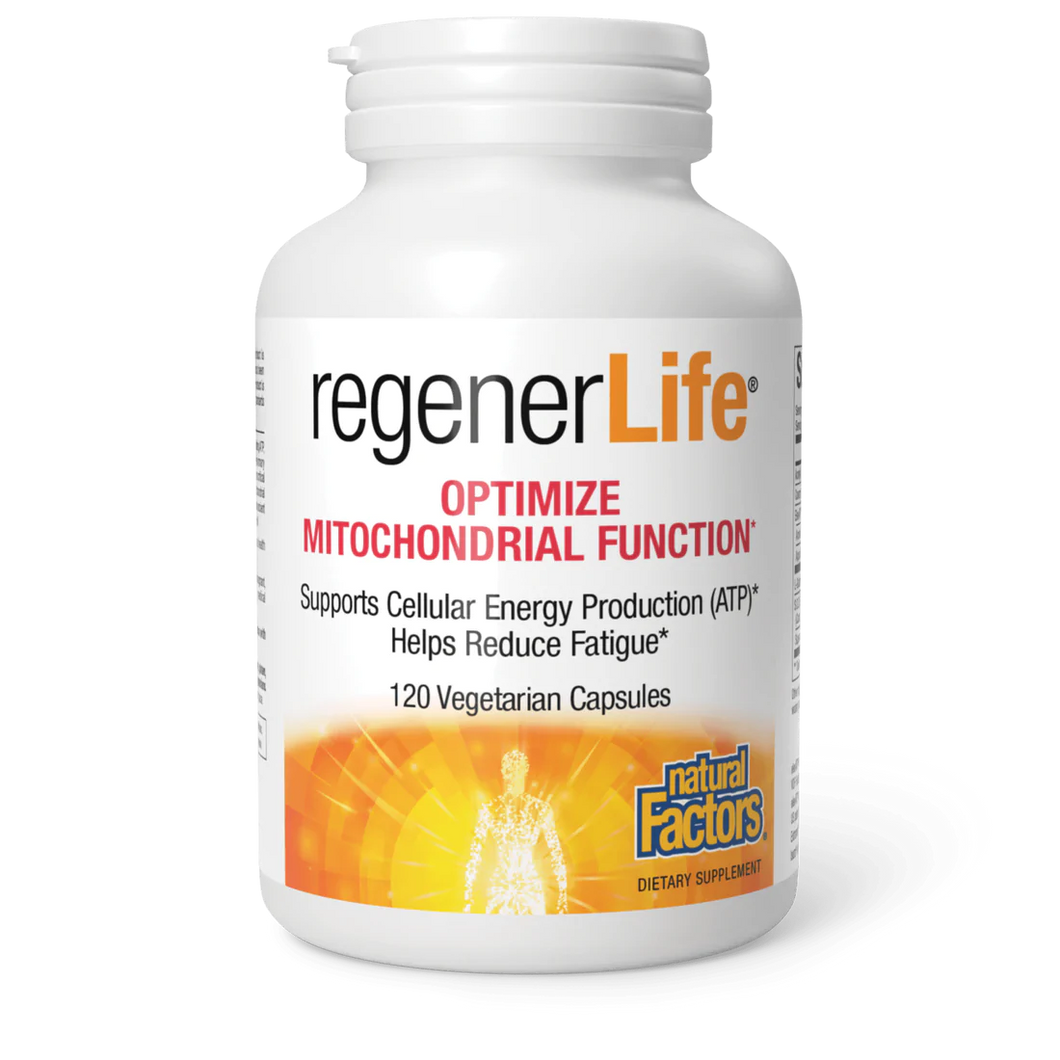 Natural Factors: RegenerLife Mitochondrial Energy Powder & Capsules